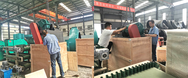 “一帶一路”恒帆機械有機肥設備助力加拿大生物有機肥項目投產(圖1) 對輥造粒機